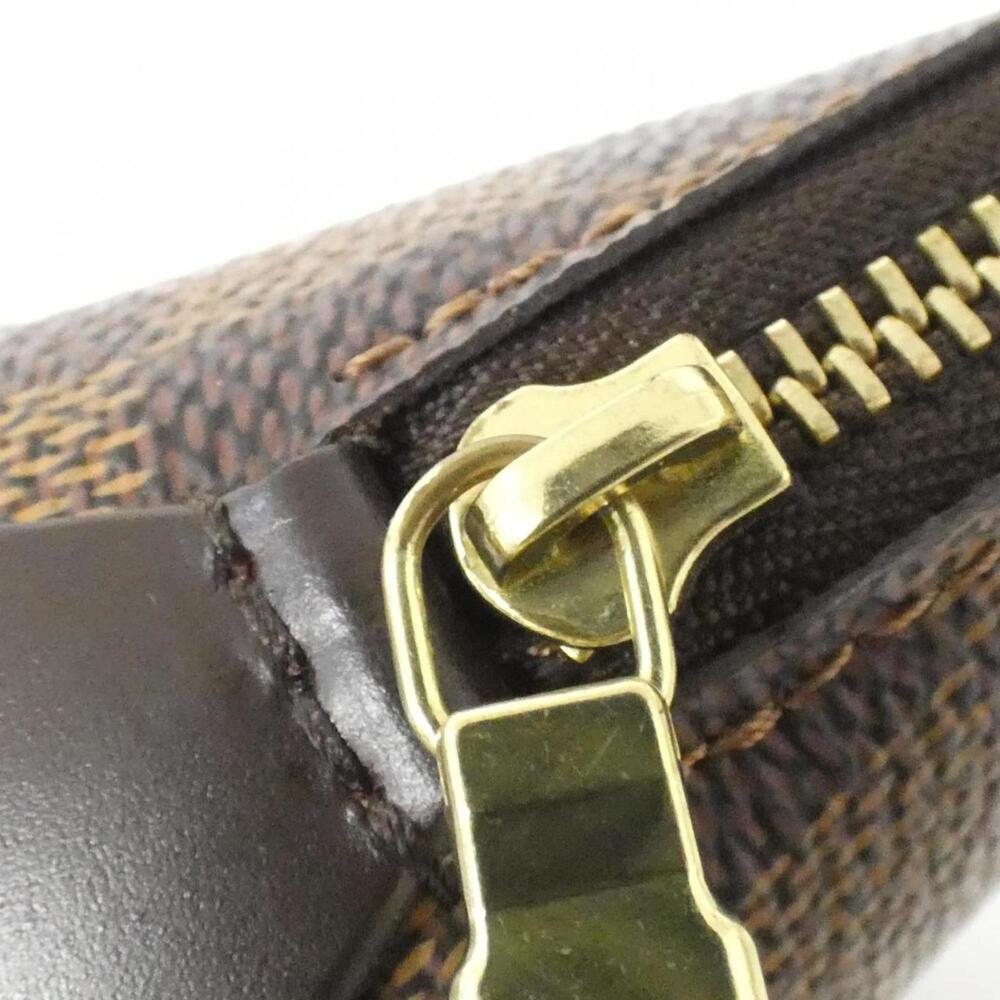 LOUIS VUITTON Authentic Brown Damier Pochette Pouch - Picture 3 of 6